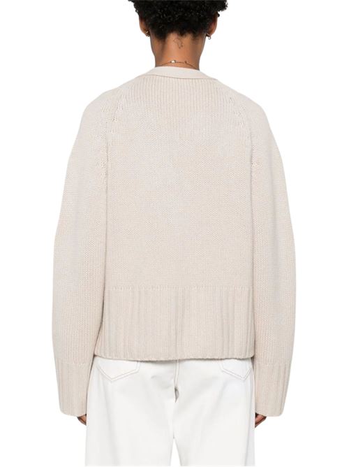 V-neck cardigan SOFT GOAT | S25SF23086CHALK